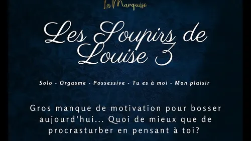 Louise se masturbe et jouit en gémissant - Audio porno FR
