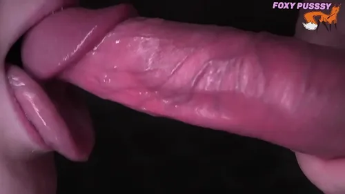 PIPE BAVEURE Amateur ASMR - Fellation Gros Plan Française